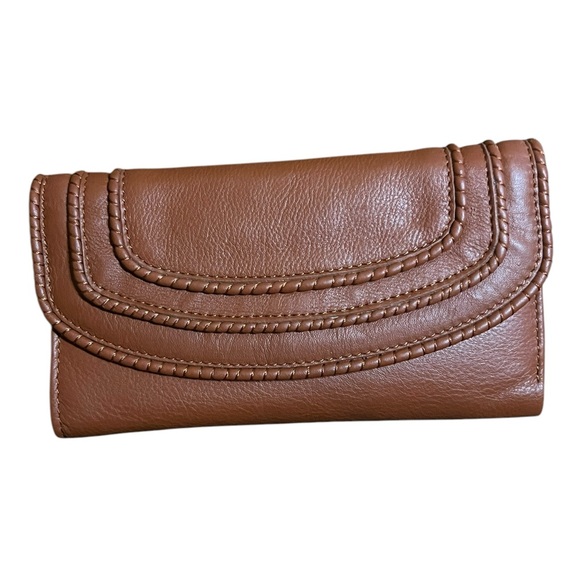 Trifold Leather Wallet NWOT - Picture 2 of 9